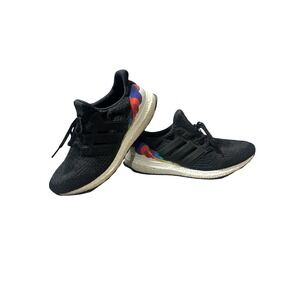 Adidas UltraBoost 3.0 Pride Black Rainbow Sneakers CP9632 Mens Size 10‎